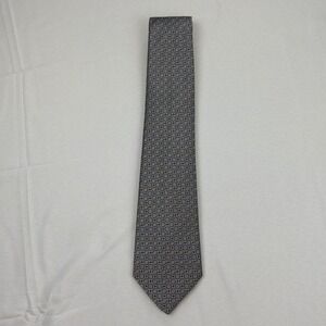 Cremieux Limited Edition Men's Tie 100% Silk Blue / Made in Italy /61"x3.75"
